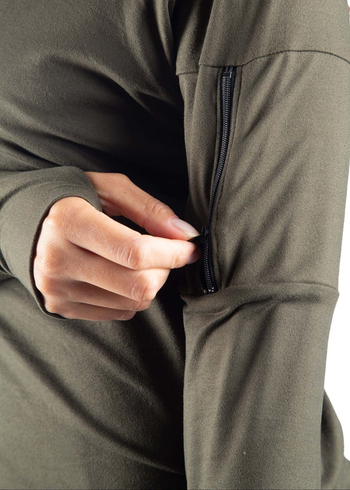 WSI HEATR SofTECH Jacket Features a full zip, sleeve pocket, and thumb holes Proudly Made in USA, Warmest: Ideal for temperatures of -20° to 50°