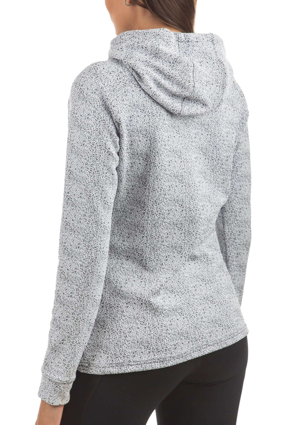 Made in USA WSI Sportswear Women's Moisture Wicking Frost Long Sleeve Hoodie, Machine wash, Advanced wicking properties, anti-microbial properties