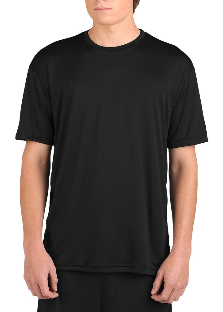 Made in USA WSI Sportswear Men's Microtech™ Loose Fit Short Sleeve Shirt, Soft, comfortable, dry-fit, American-made clothing 