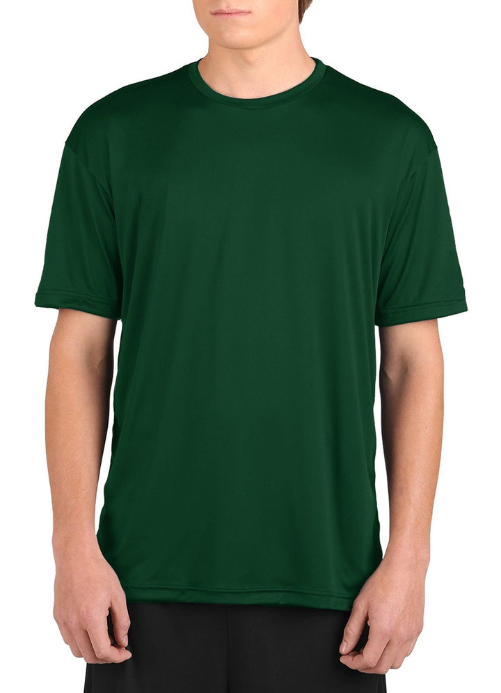 Made in USA WSI Sportswear Men's Microtech™ Loose Fit Short Sleeve Shirt, Soft, comfortable, dry-fit, American-made clothing 