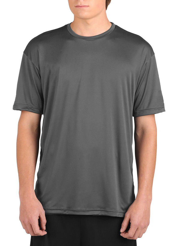 Made in USA WSI Sportswear Men's Microtech™ Loose Fit Short Sleeve Shirt, Soft, comfortable, dry-fit, American-made clothing 