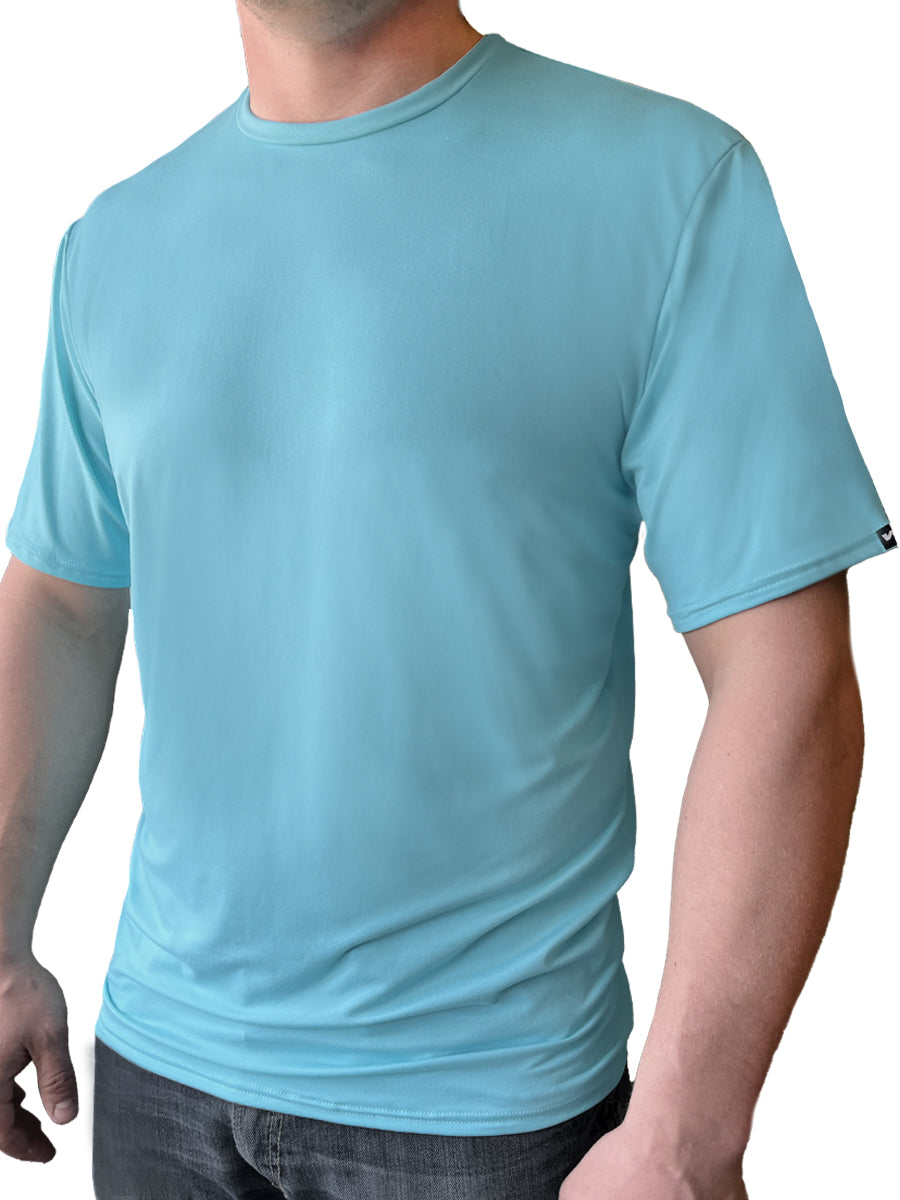 Made in USA. WSI Sportswear Men’s SoftTECH™ Tee, T-shirt.  Lightweight, Moisture Wicking, in Several Available Colors
