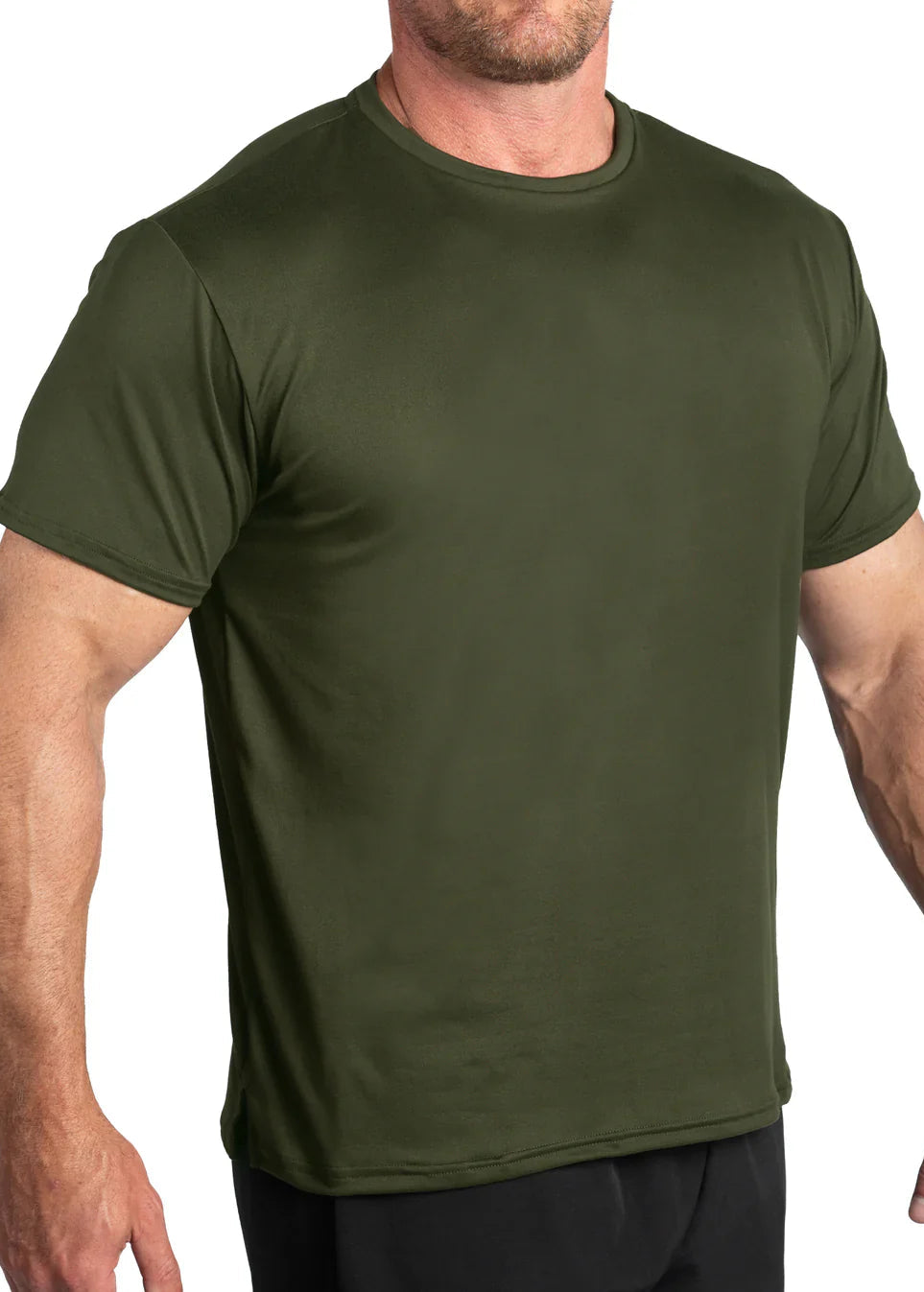 Experience unmatched comfort and performance with the SoftTECH™ Athletic Cut Tee. Crafted from super soft SoftTECH™ fabric, this lightweight short sleeve tee features a side notch for a better fit, making it ideal for all your spring activities. Designed for an athletic silhouette, it moves with you while keeping you comfortable all day long. Proudly made in the USA since 1990, this essential tee combines quality and style effortlessly. Elevate your everyday wardrobe with a shirt that delivers softness, dur