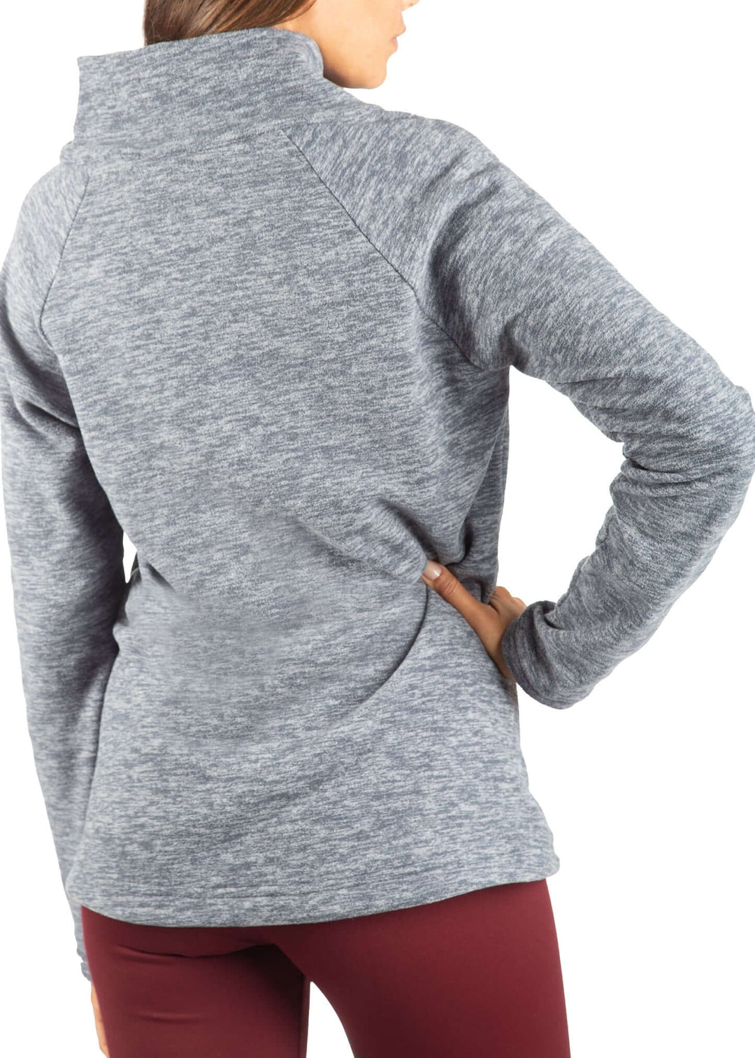 Polar Fleece Asymmetrical Pullover
