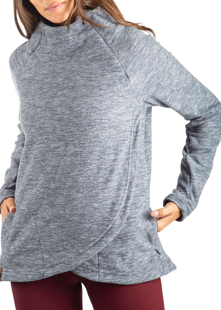 Polar Fleece Asymmetrical Pullover