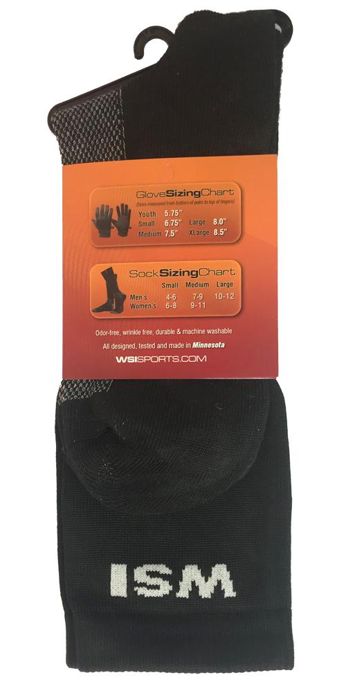 Made in USA WSI Sportswear Unisex Arctic HEATR® Socks for Men or Women, Will keep you warm even in temperatures from 0° to 50° F. We took our amazing HEATR® sock and added thickness in the foot bed for added warmth, cushion, and added support Available in a variety of colors