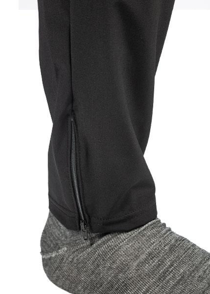 WSI Sportswear Men's Woven Training Pant in Black with USA Graphic, Made in USA, Designed for training, Zippered and secured pockets, Ankle zips 