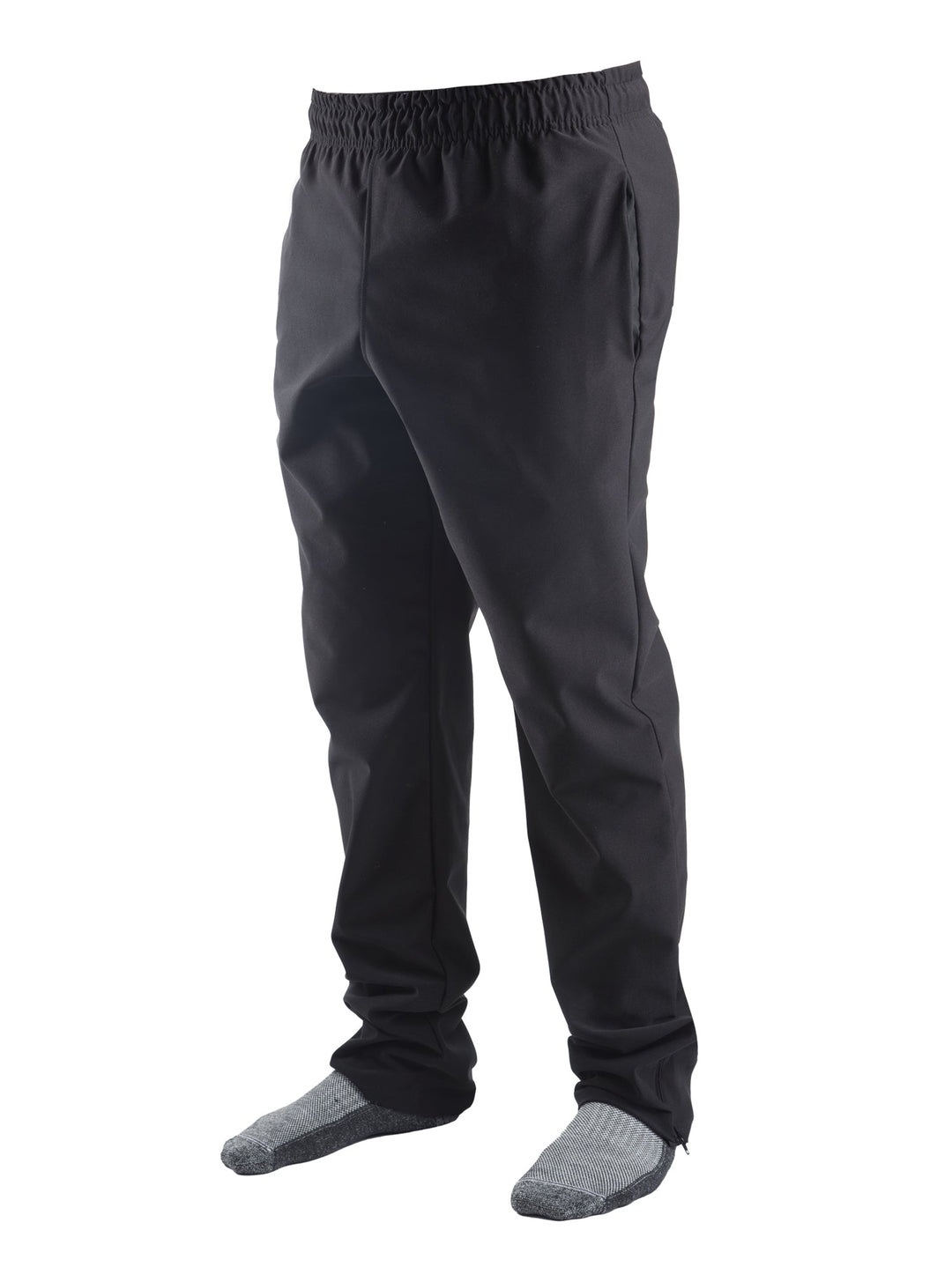 Made in USA. WSI Sportswear Men’s Lightweight Rain Pant. Rain resistant. Lightweight. Side Pockets. Black.