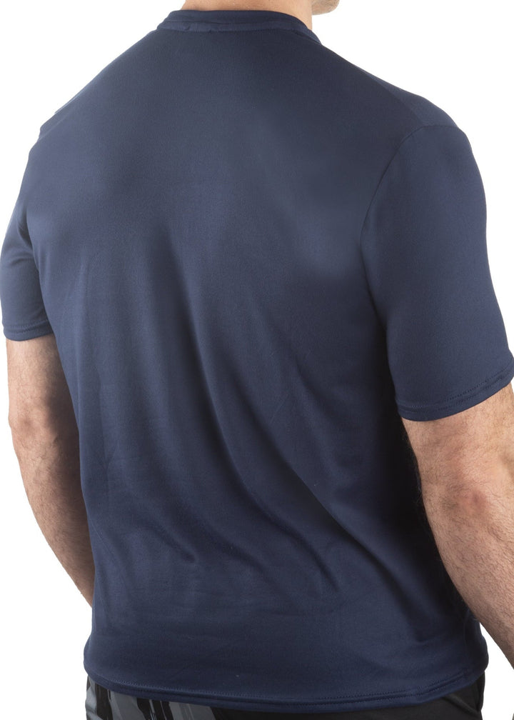 Made in USA. WSI Sportswear Men’s Patriotic American Made Graphic SoftTECH™ Tee.  Lightweight, Moisture Wicking, in Dark Gray, Light Gray or Navy