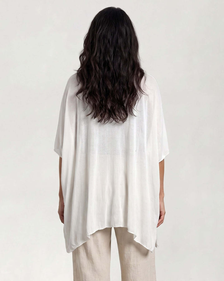 Semi-Sheer Mesh Accent Cardigan