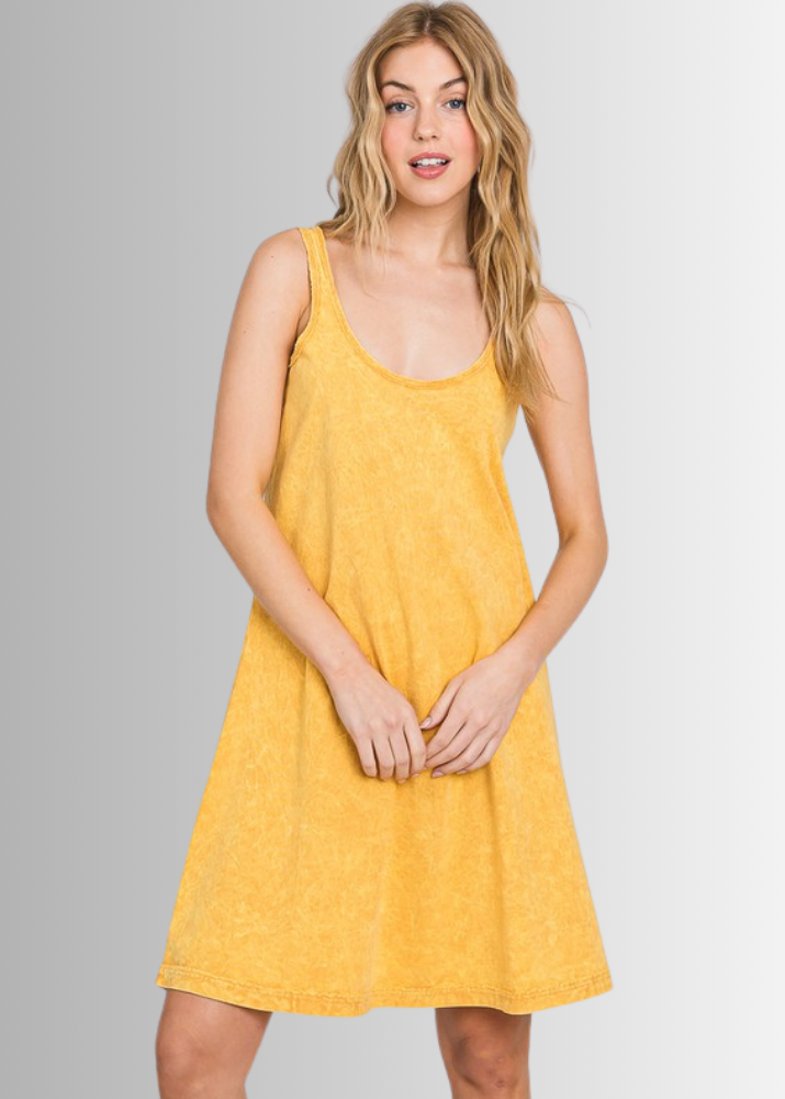 Women's Summer Cotton Tank Dress Made in USA – Classy Cozy Cool