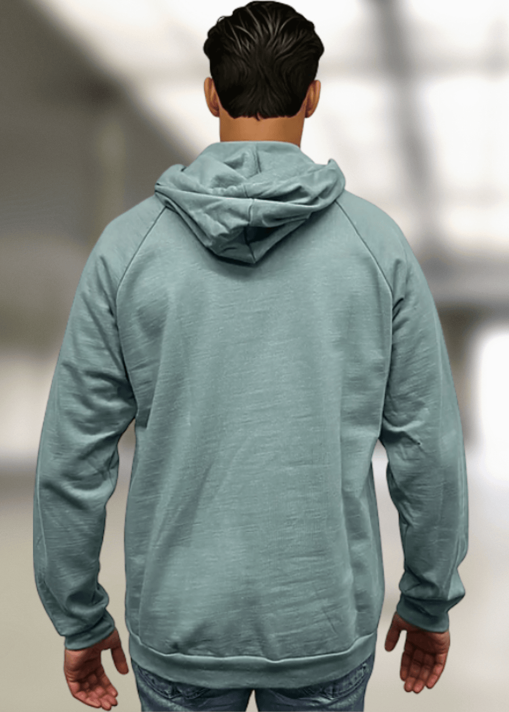 Experience unmatched comfort with this Organic Cotton Pullover Hoodie in Arctic Blue. Crafted from 100% combed ring-spun organic cotton fleece, it feels incredibly soft and cozy against the skin. made entirely in the USA, this hoodie combines ethical production with lasting quality.