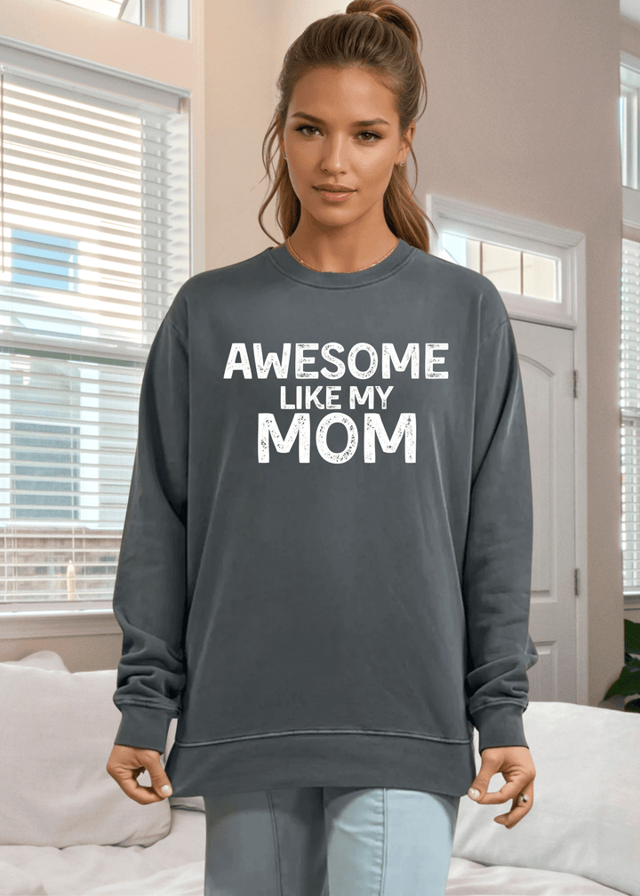 Celebrate with those who are awesome - just like you, in this heavyweight pigment-dyed cotton sweatshirt. Featuring a fun graphic design, it's the perfect gift for spreading joy to family and friends this season. 
