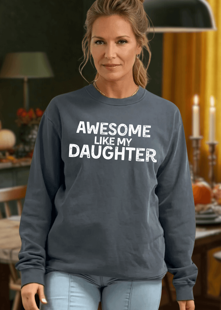 Celebrate with those who are awesome - just like you, in this heavyweight pigment-dyed cotton sweatshirt. Featuring a fun graphic design, it's the perfect gift for spreading joy to family and friends this season. 