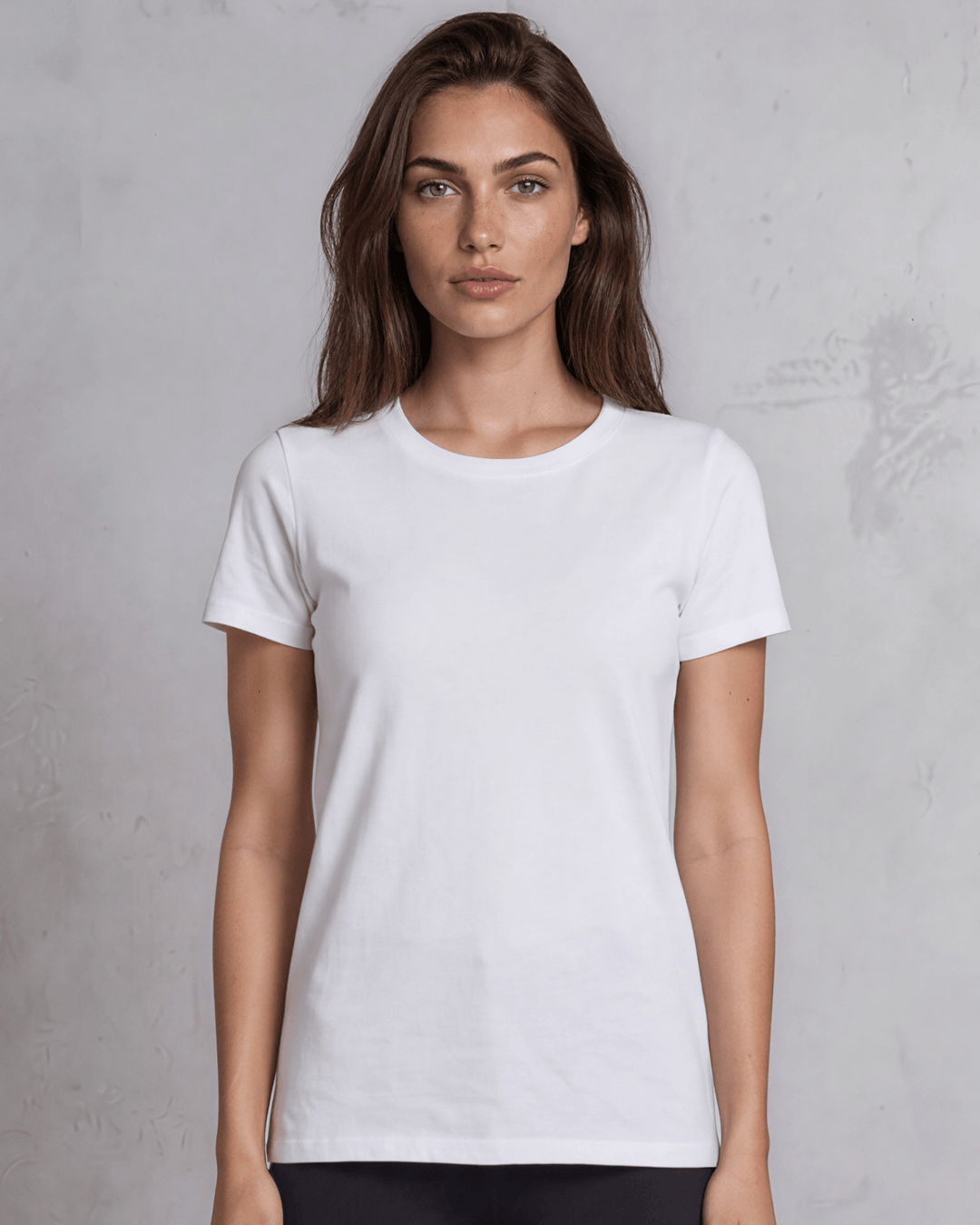 The True American Women's T-shirt, Super soft 100% combed ring-spun cotton crew neck tee, made in the USA with USA-milled fabric. Classic fit, effortless style.
