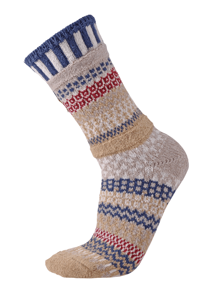 BATEAU MOUCHE Knitted Crew Socks Made in USA by Solmate