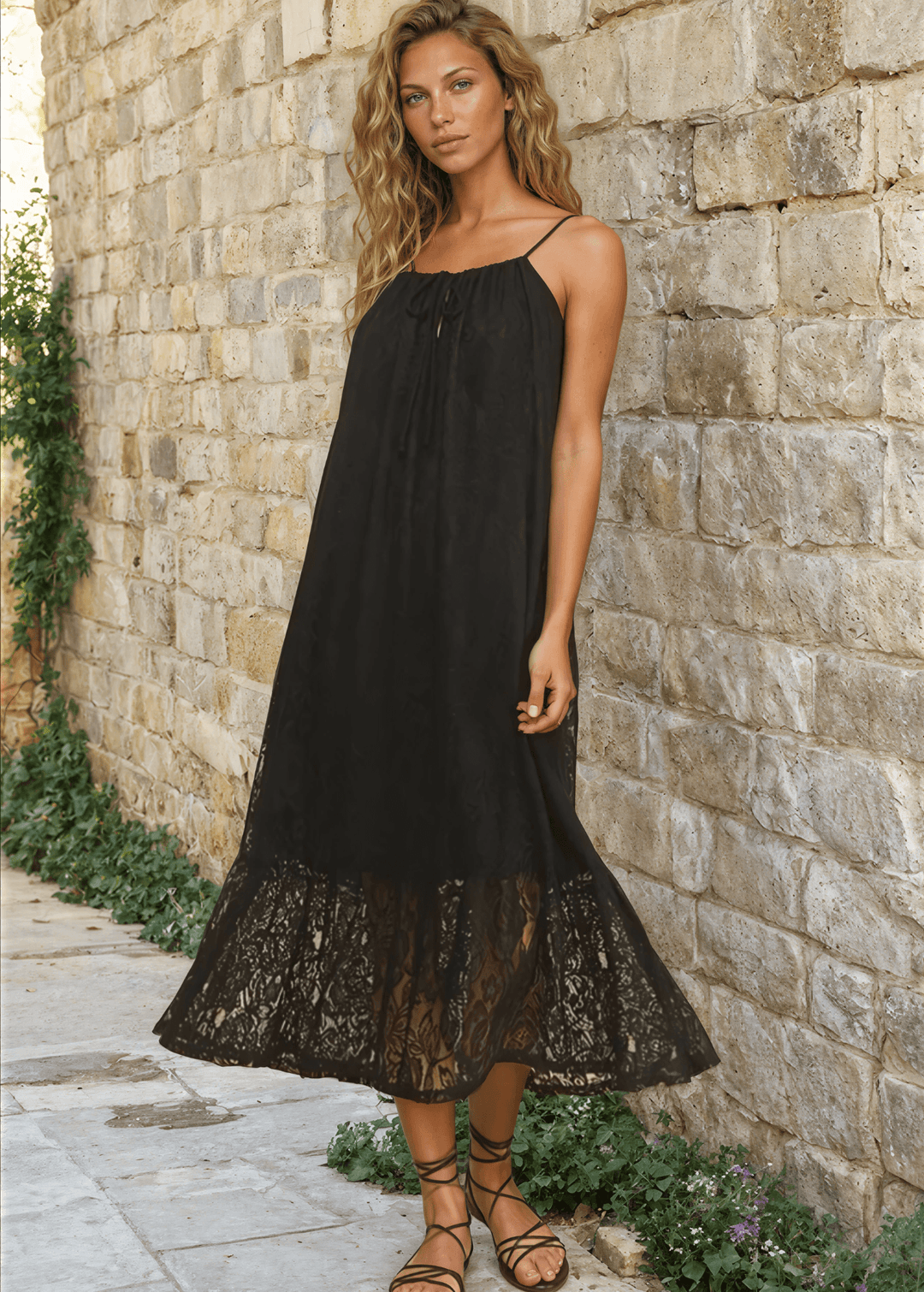 Zion Lace Dress, Black / S Zion Lace Dress, Black / S