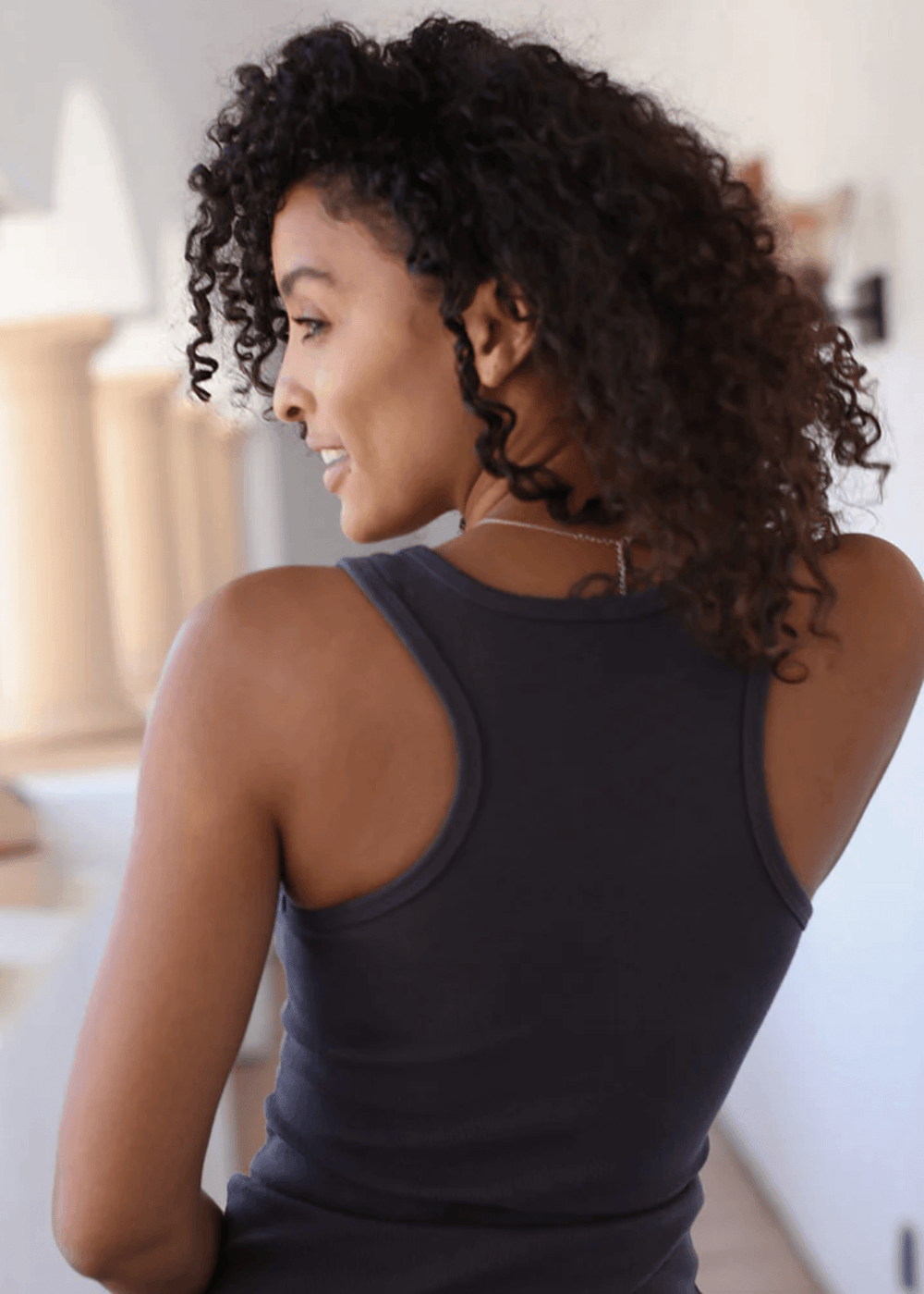 The Tummy Tucker by Bra30 is an extra-long extra supportive racerback tank top that comfortably helps smooth out those unwanted lumps and bumps. Made with 90% Cotton and 10% Spandex this ribbed fabric was 100% made with your comfort in mind. Proudly made for women by a woman, here in the USA A bra 30 tank designed with soft compression to smooth and support without squeezing. The Tummy Tucker is flattering, breathable, and fits like a dream.