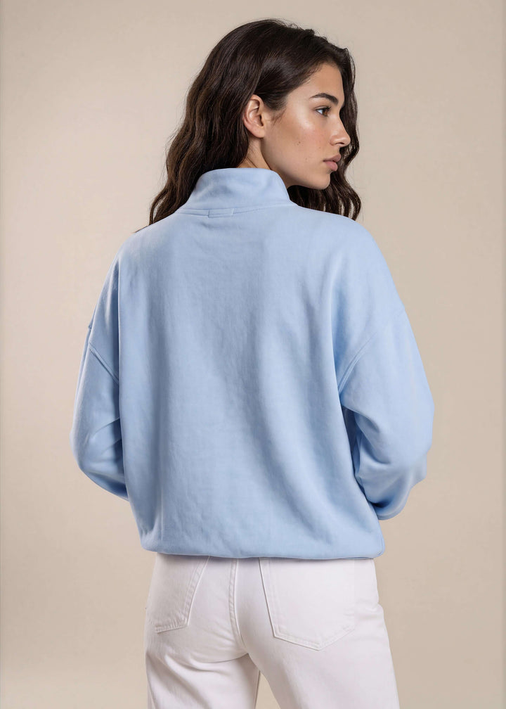 Alpha Delta Pi | UGA Edition | Mock Neck Oversized Sweatshirt