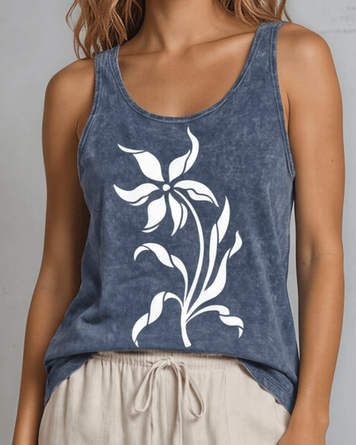 lily white floral top Lily Whisper Tank Top