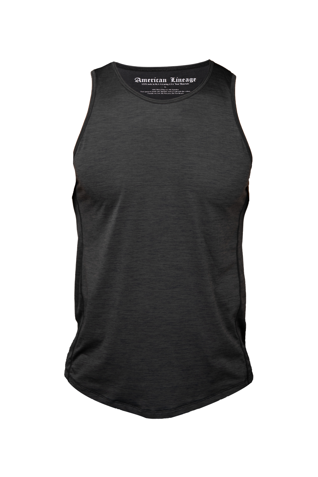 100% Made in USA Performance Tank (Midnight Grey)