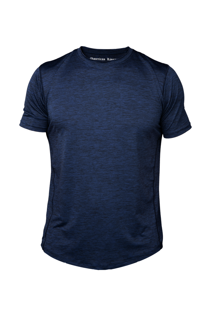100% Made in USA Performance Tee (Medieval Blue)