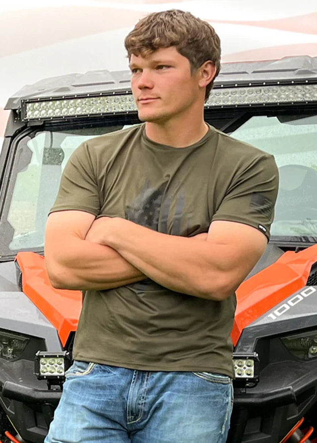 Experience unmatched comfort and performance with the SoftTECH™ Athletic Cut Tee. Crafted from super soft SoftTECH™ fabric, this lightweight short sleeve tee features a side notch for a better fit, making it ideal for all your spring activities. Designed for an athletic silhouette, it moves with you while keeping you comfortable all day long. Proudly made in the USA since 1990, this essential tee combines quality and style effortlessly. Elevate your everyday wardrobe with a shirt that delivers softness, dur