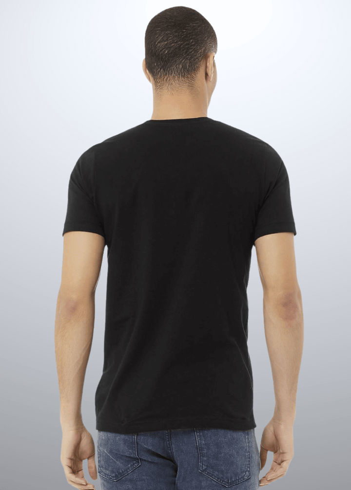 Made in USA Men's FREEDOM Patriotic Cotton T-Shirt, Crew Neck, Short Sleeves, Available in Black, Army Green and Navy