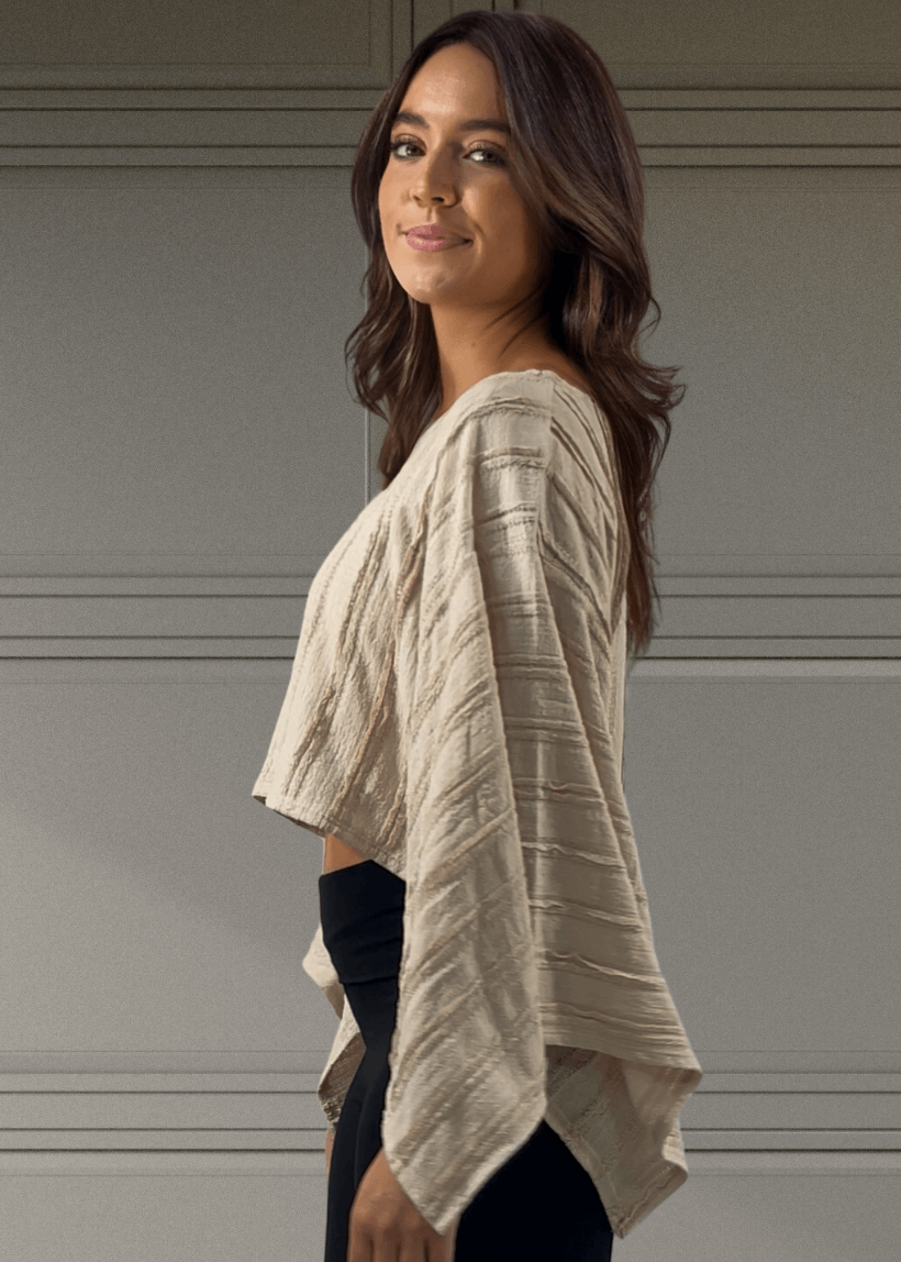 Kimono Sleeve Cropped Top
