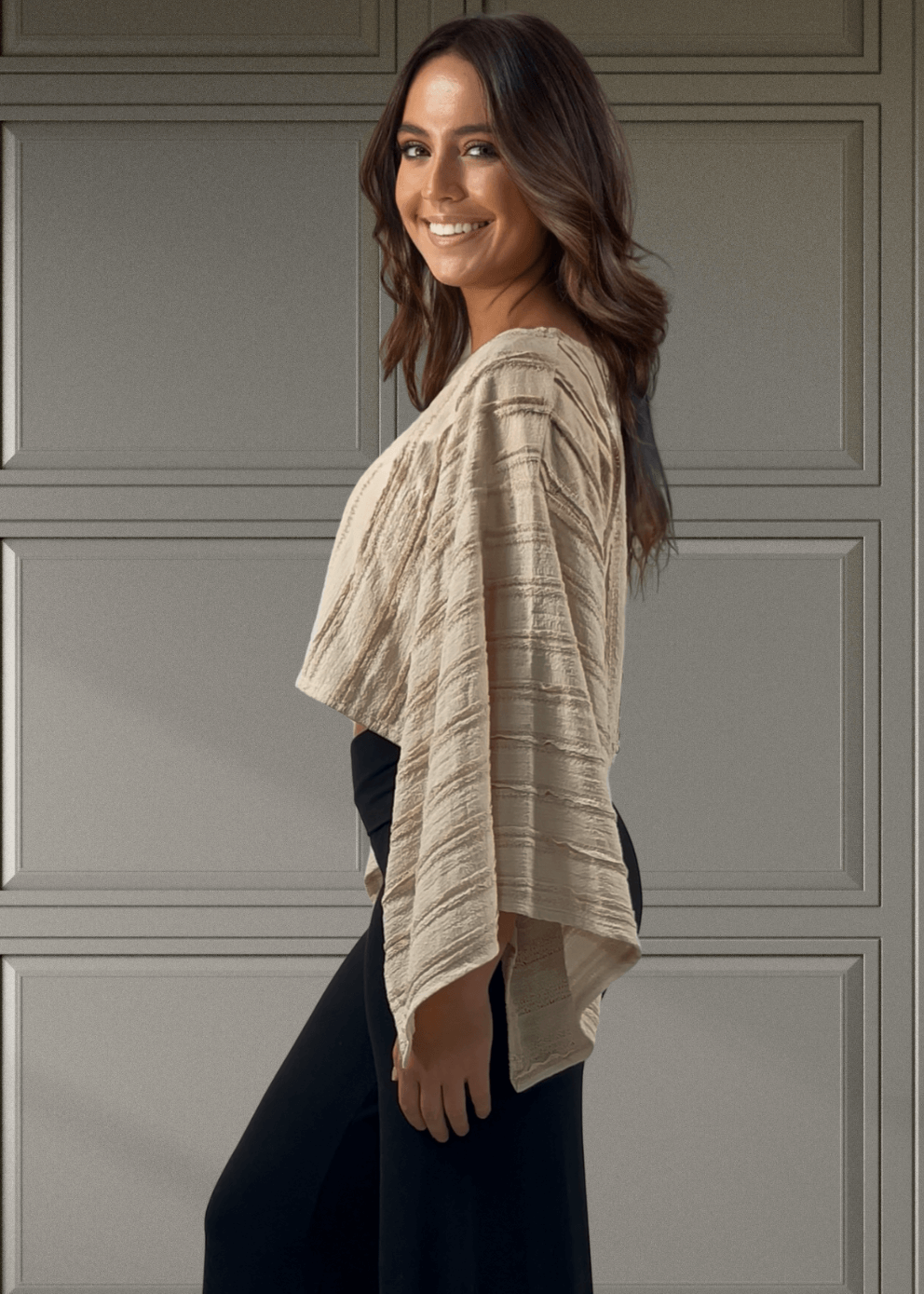 Kimono Sleeve Cropped Top