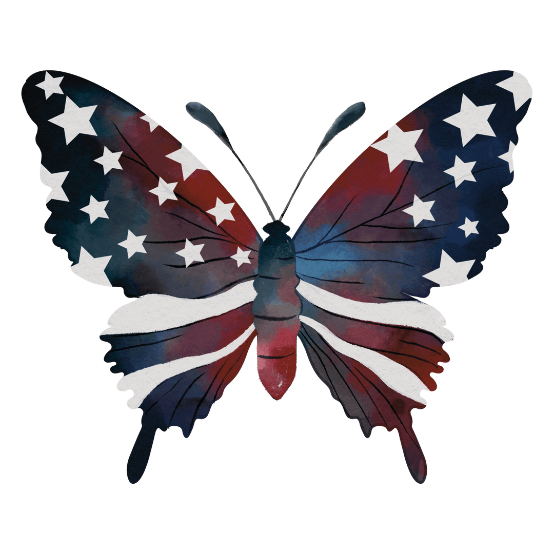 Patriotic Butterfly