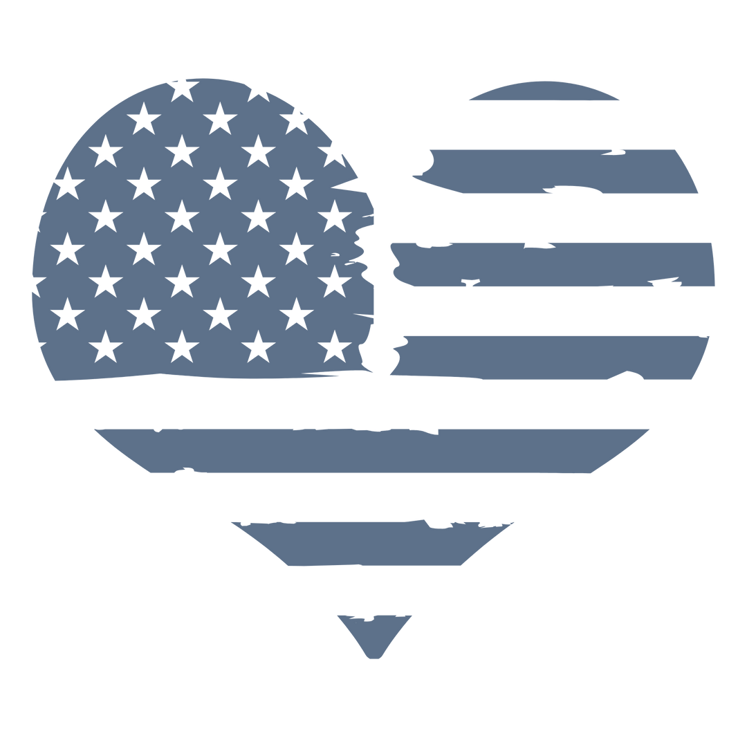 Distressed Heart Flag