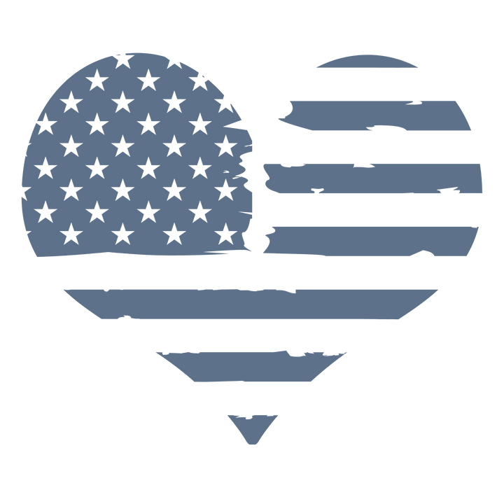 Distressed Heart Flag