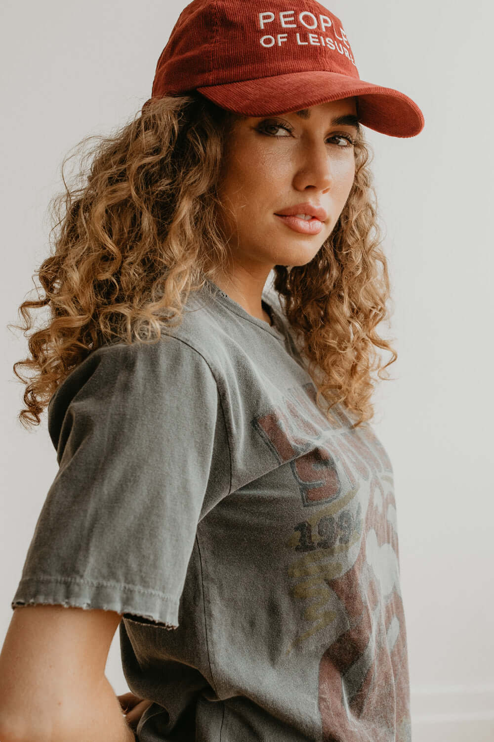 Rolling Stones Voodoo Sunkissed Tee by People of Leisure — 100% organic cotton, distressed graphic tee in Vintage Black. Made in LA. Sizes XS–XL