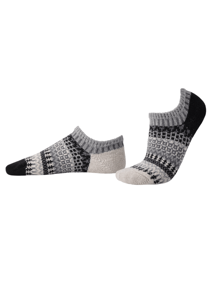 Solmate PEPPER Knitted Ankle Socks | Made in USA | These socks are delightfully mismatched & so very comfortable.  American Made Women's Boutique.