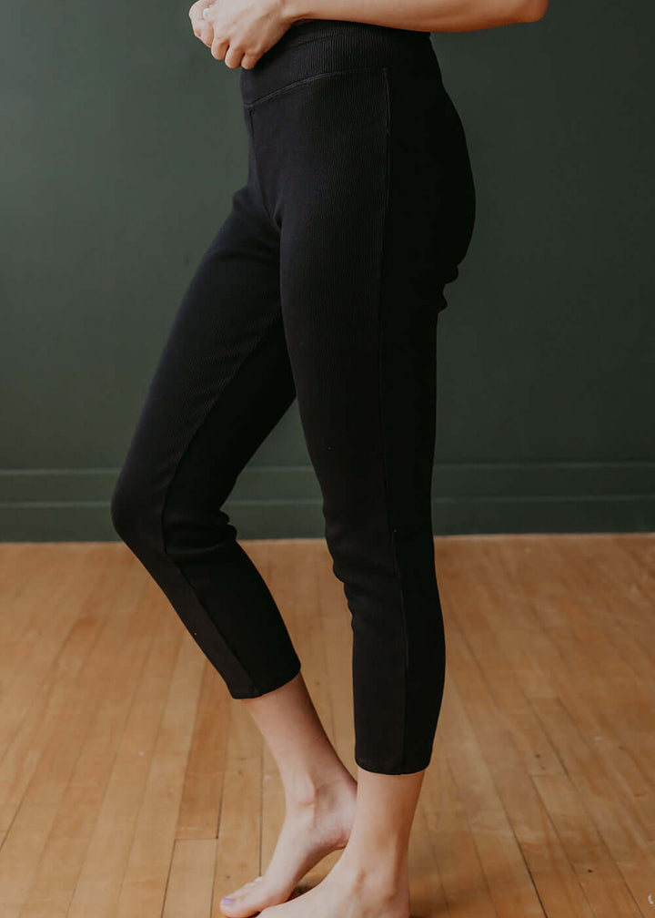 People of Leisure - Shine your brightest in our Shine Pants. Our version of leggings, these ribbed pants can be paired with a Tee, Tank or Sweatshirt