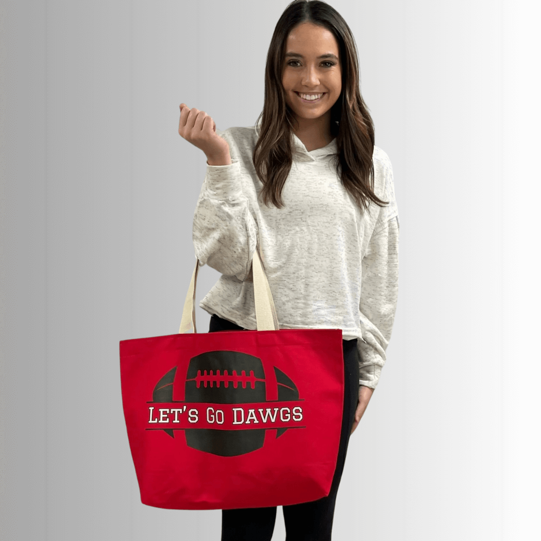 Personalized College Football Tote Made in USA