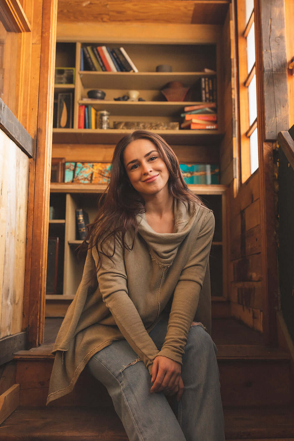 Effortlessly cool. This Free Spirit hoodie is oversized, but flattering. Dress it up with a pair of your favorite jeans or keep it cozy in sweats. + Olive / Black+ Available in S-XL+ Machine wash cold+ Tumble dry on low 100% Organic Cotton Ethically made in Los Angeles, CA