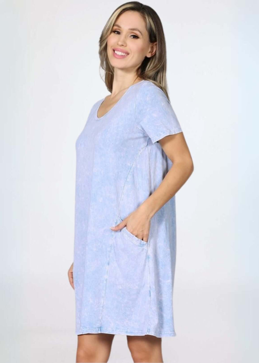 USA Made Ladies Casual Cotton Tee Shirt Dress with Pockets Classy Cozy Cool | Made in USA | Women's Clothing Boutique USA Made Ladies Casual Cotton Tee Shirt Dress with Pockets Classy Cozy Cool | Made in USA | Women's Clothing Boutique