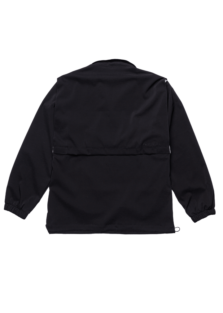 Made in USA Boathouse Stevenson Lightweight Waterproof Unisex Jacket Pullover, Mesh Lining, Side Pockets, Available in Black, Navy and Orchid