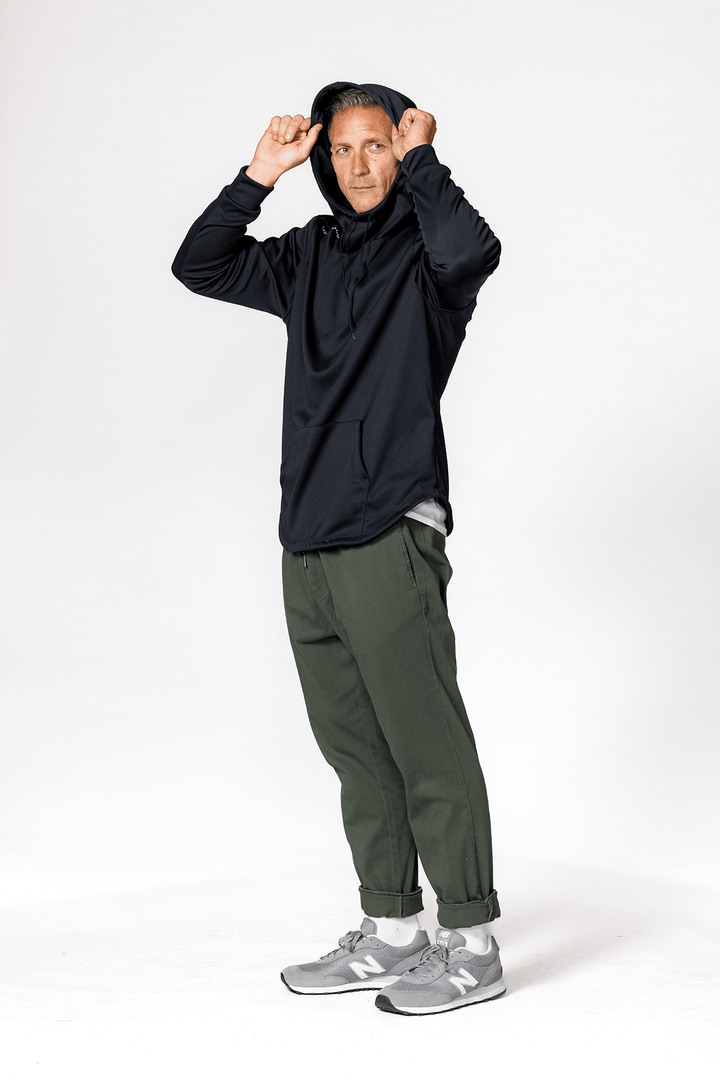 Made in USA Boathouse Unisex Men's Tailwind Hoodie in Black, Crafted from our signature Stretch-Lite™ fabric, this hoodie is naturally breathable and extremely comfortable