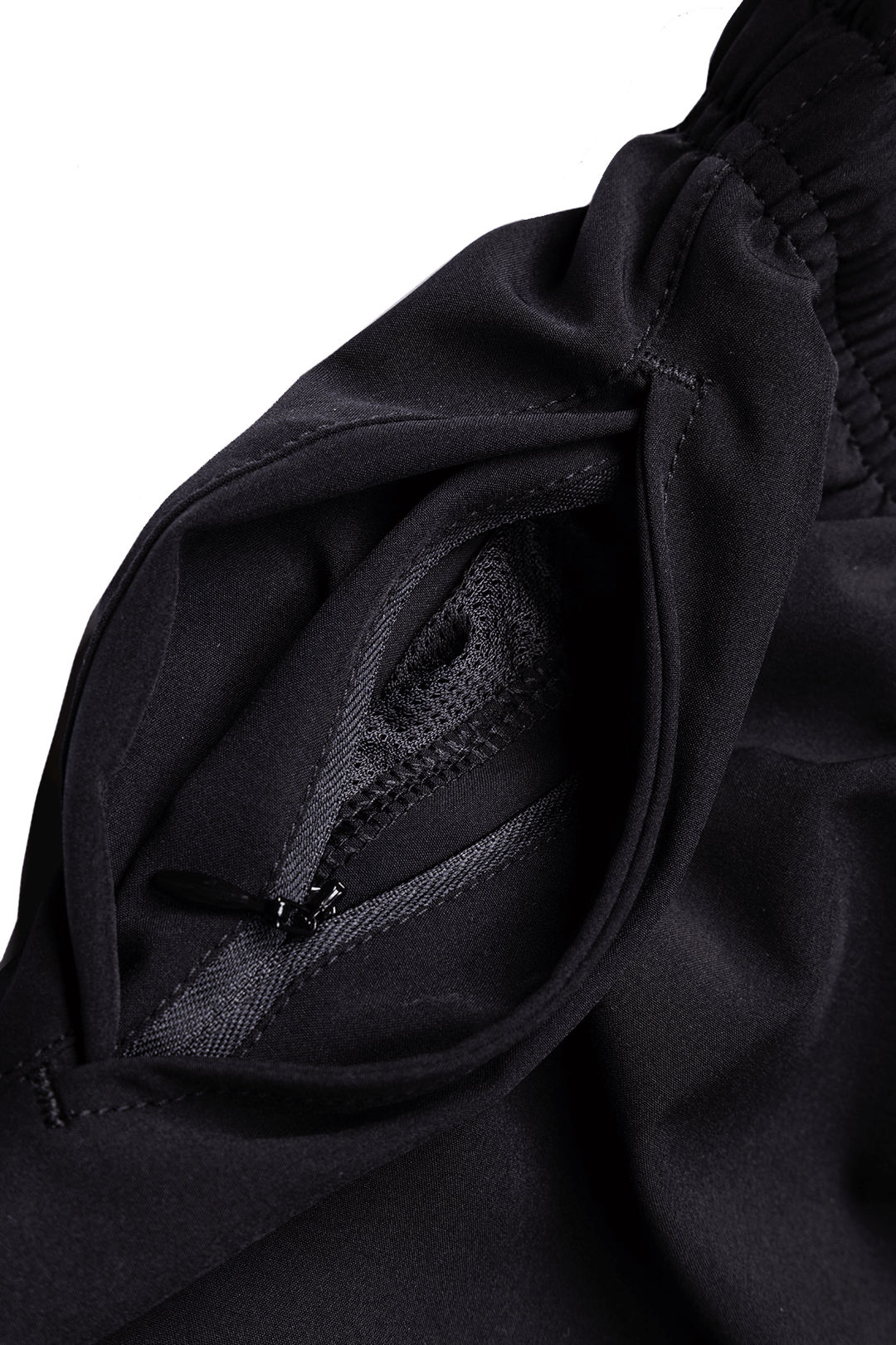 Made in USA Women's Athletic Shorts | Boathouse Journey Shorts 2.0 | 4-way stretch & moisture-wicking fabric, Mesh pocket bottoms for drainage when underwater Hidden zippered pocket Elastic waistband Metal-tipped drawcord Welt back pocket that fits an iPhone | FIT+ Shell - 94% polyester, 6% spandex Pocket Lining - 100% Polyester Quadstretch technical fabric Woven with a water resistant coating Ultra Lightweight Inseam 4" - Available in Navy, Black and Plum