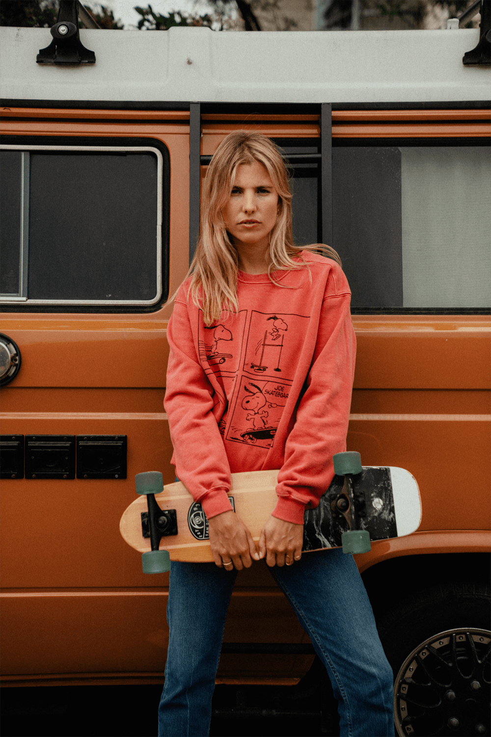 Embrace sustainable charm with our Vintage Snoopy Sweatshirt, part of our Peanuts Sweatshirts collection. Featuring Snoopy's iconic alter-ego Joe Cool, this timeless design adds a touch of whimsy to any wardrobe. Let nostalgia wash over you with every wear as this playful Snoopy crewneck seamlessly blends style and comfort. Whether lounging at home or stepping out for a casual outing, this sweatshirt is an absolute must-have.- 100% Organic Cotton- Washed Red