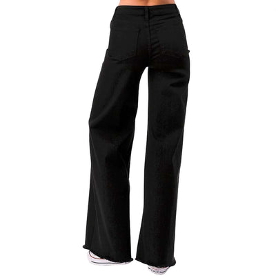 High Waist Flare Leg Denim Jeans