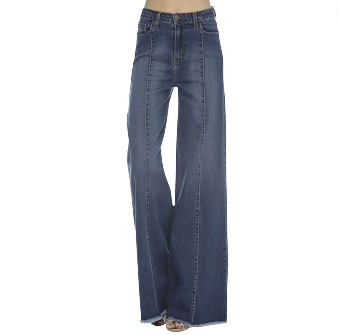 Women jeans styles collection. Denim fashion female pants. Trendy
