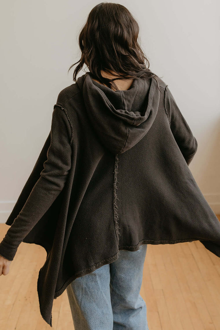 Effortlessly cool. This Free Spirit hoodie is oversized, but flattering. Dress it up with a pair of your favorite jeans or keep it cozy in sweats. + Olive / Black+ Available in S-XL+ Machine wash cold+ Tumble dry on low 100% Organic Cotton Ethically made in Los Angeles, CA