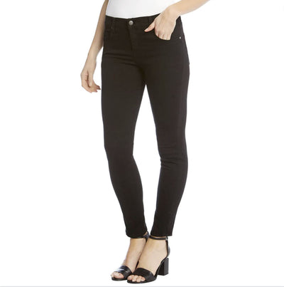 Made in USA, A comfortable classic from Karen Kane, the Zuma Twill Ladies Jean is now even more sleek and slimming with a new cropped cut | Style L82099 | Color: Black