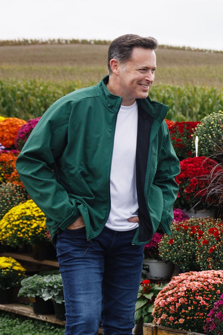 Boathouse Men's Equinox Soft Shell Jacket Made in USA, The perfect all-weather jacket. Water-resistant, breathable, and lightweight, the Equinox Jacket will handle any endeavor with comfort, warmth, and ease. 