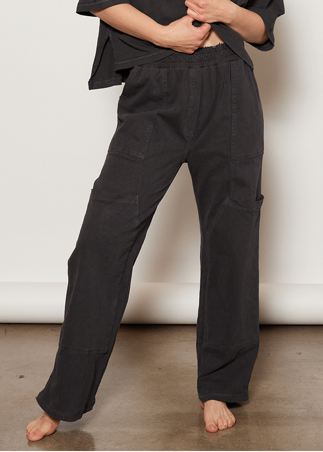 People of Leisure - Our Tristan Pant is the perfect fusion of workwear and leisure wear. Crafted from 100% Organic Cotton and featuring double knee pockets, this pant is super soft and stylish. 