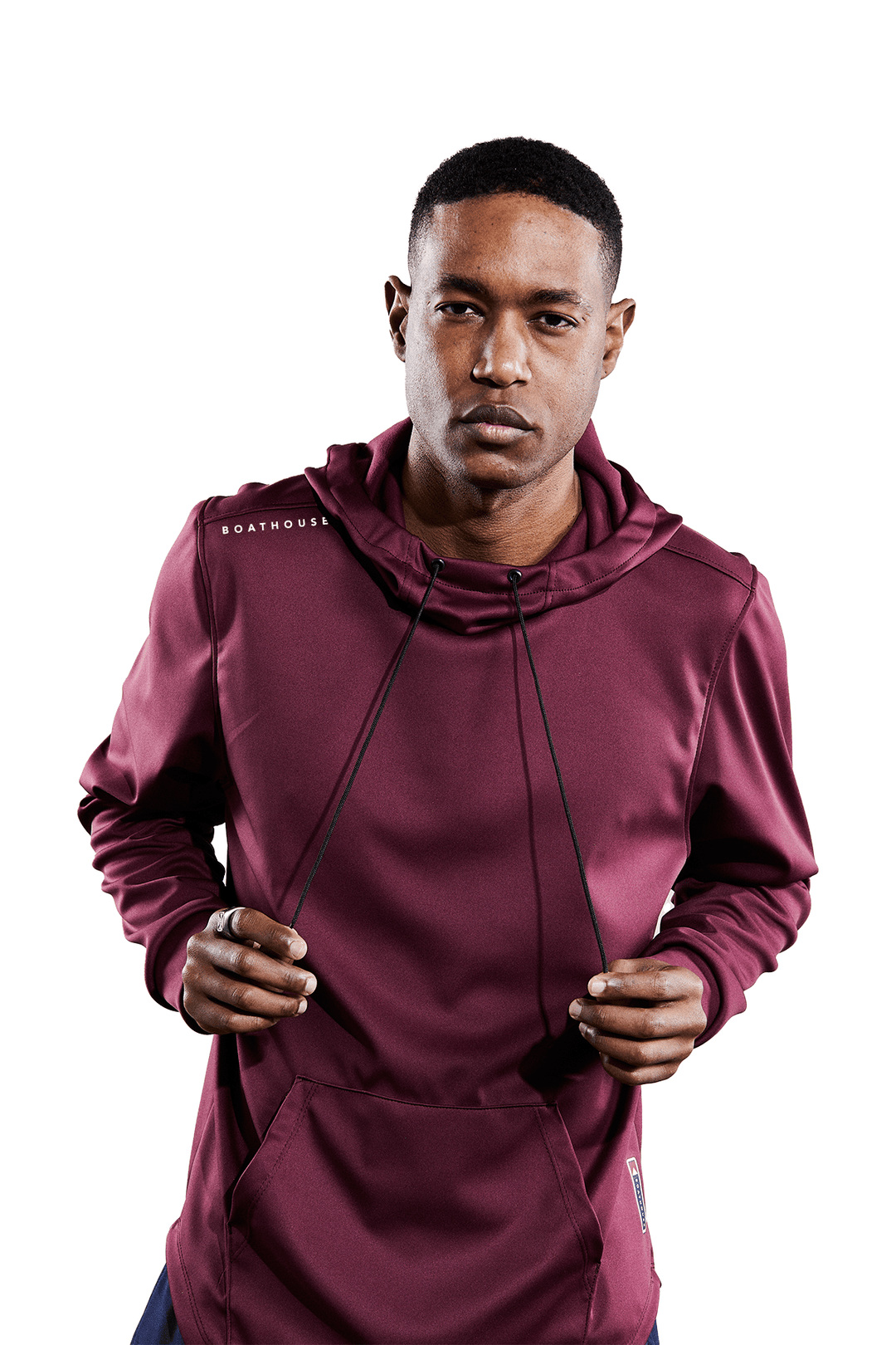 Made in USA Boathouse Unisex Men's Tailwind Hoodie in Burgundy, Crafted from our signature Stretch-Lite™ fabric, this hoodie is naturally breathable and extremely comfortable